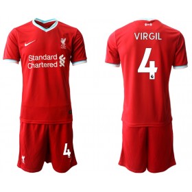 Maillot/Tenue Liverpool Virgil van Dijk 4 Enfant Domicile 2020/2021